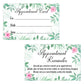 Appointment Cards - Floral & Foliage Design (85mm x 55mm)