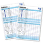 A5 Yahtzee Score Pads - 50 Tear Off Game Sheets per Pad - 6 Games on Each Sheet