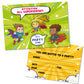 Flying Superhero Birthday Party Invitations