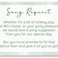 Sage Green Botanical Leaf Cassette Tape Song Request Cards