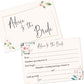 Advice to the Bride Cards - Botanical Foliage & Floral Design