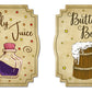 Halloween Fizzy Drink Bottle Labels - 4 Designs