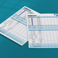 A5 Yahtzee Score Pads - 50 Tear Off Game Sheets per Pad - 6 Games on Each Sheet