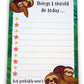 Sloth To Do List Notepad and Pen Gift Set - " I'M IN SLOTH MODE" Green Grip Pen